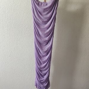 See You Monday Lilac Strapless Dress